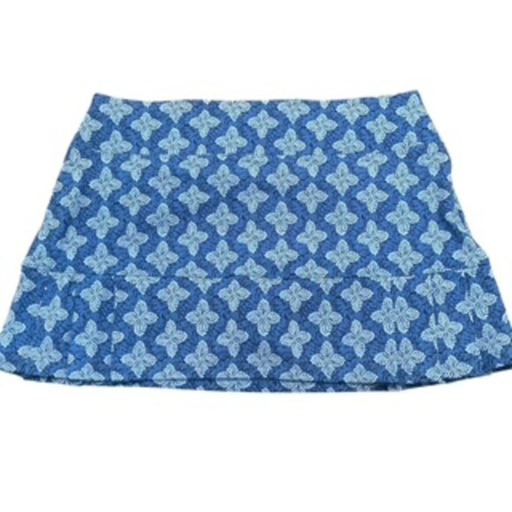 NEW Sigrid Olsen Golf & Tennis Skirt Women’s Sz XL Blue Pleats Skort NWT - Picture 9 of 14